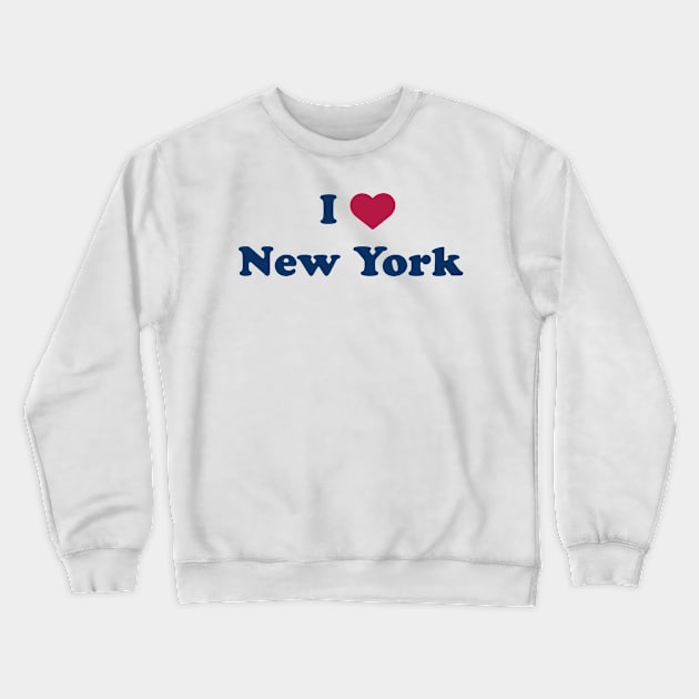 I Heart New York Crewneck Sweatshirt by Tiomio